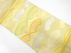 アンティーク　扇模様織り出し袋帯（材料）